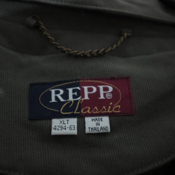 Repp Ltd Men's Long Trench Coat with Quilted Lining size XTL - Picture 4 of 13